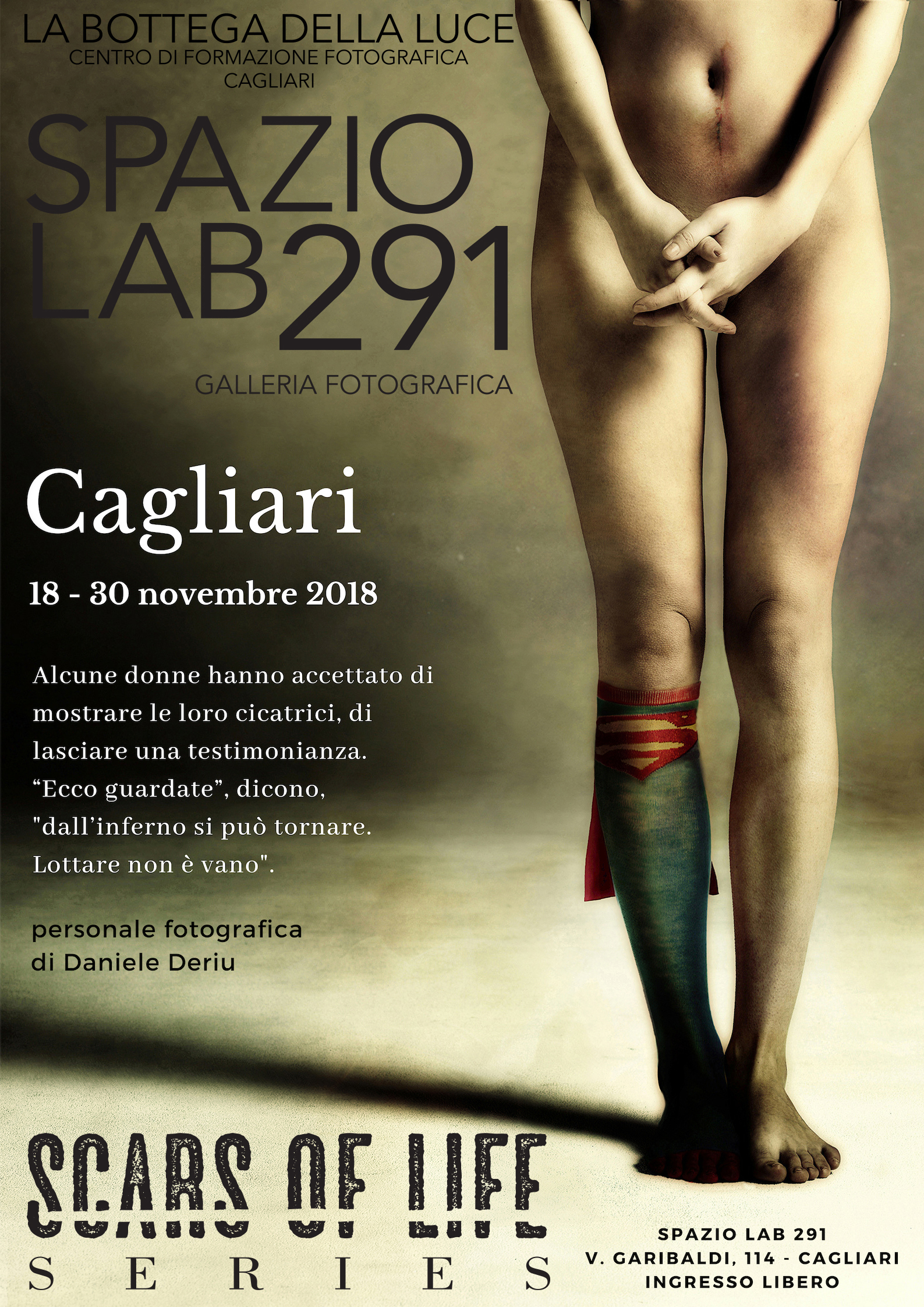 La serie Scars of life di Daniele Deriu in mostra a Cagliari